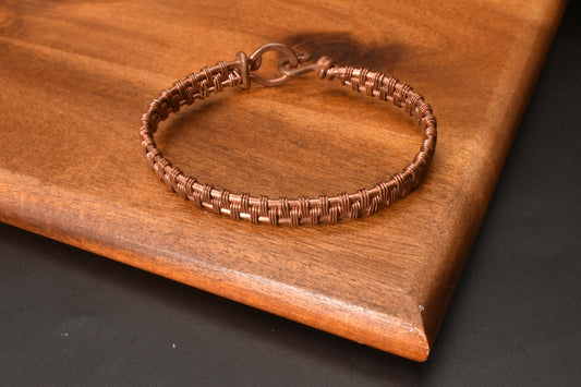 Stargate 3D — Copper Bracelet Cuff