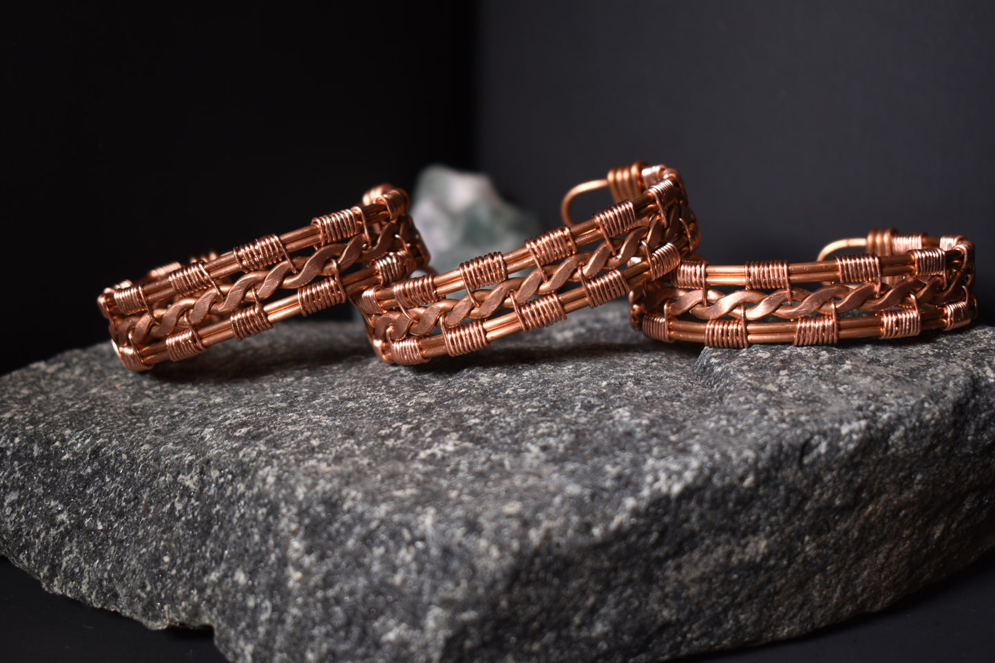 MoonSpine Crescent- Copper Cuff