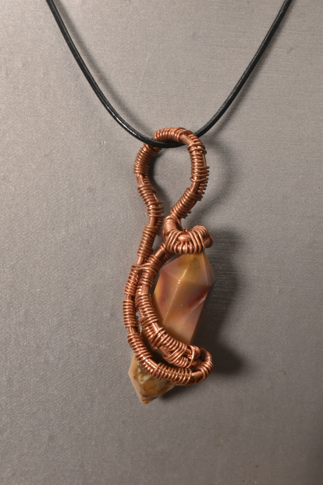 Lantern Of Self Love — Mookaite Copper Pendant Necklace