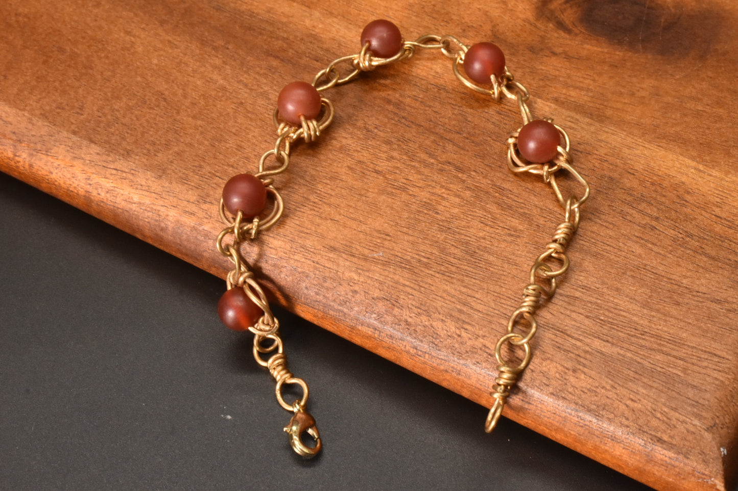 Carnelian — Halo Bracelet