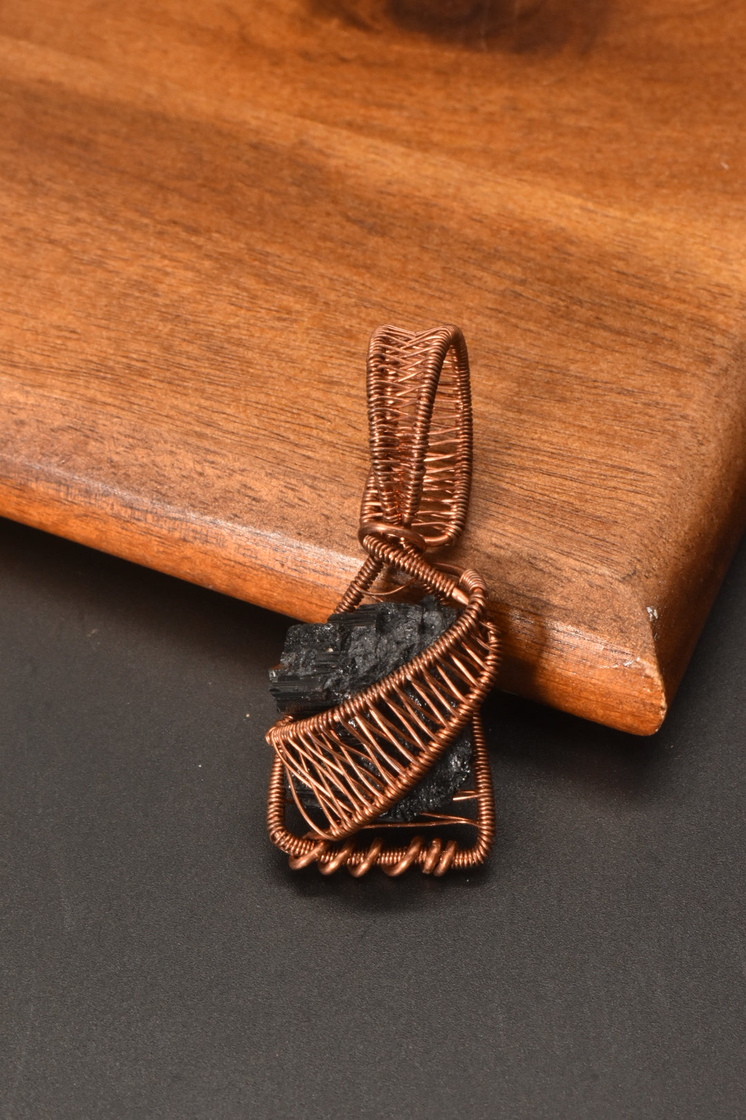 Auric Sheild — Toumaline Copper Pendant Necklace