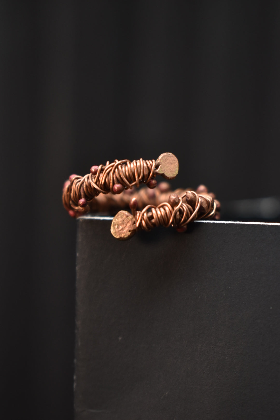 Sekhmet’s Flame — Copper Adjustable Ring