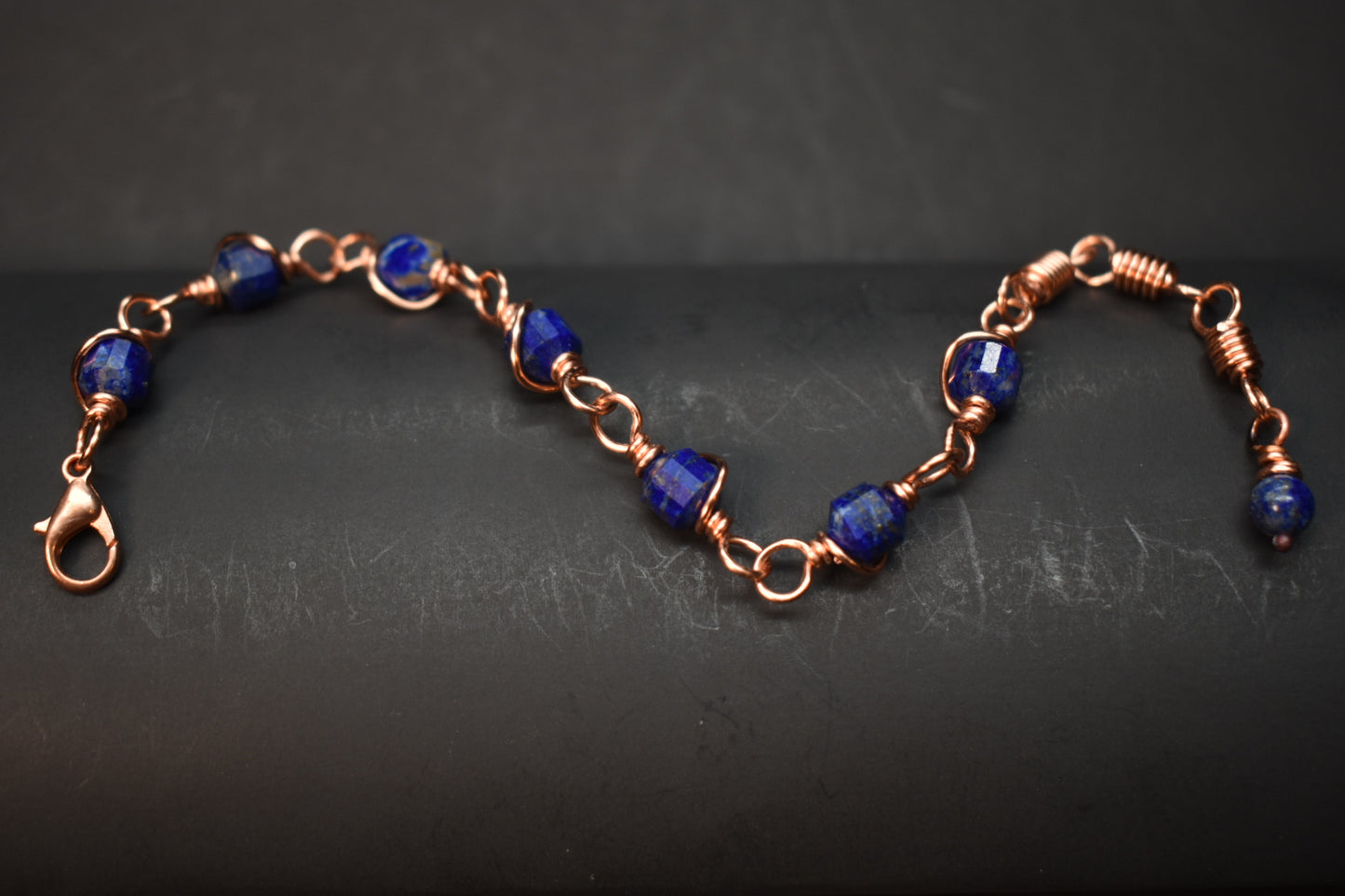 Lapis Lazuli —  Kosmik Orbit Bracelet