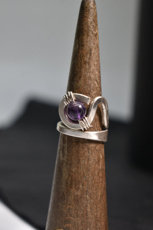 Ajna - 925 Sterling Silver Adjustable Ring - KOSMIK COLLECTIONS