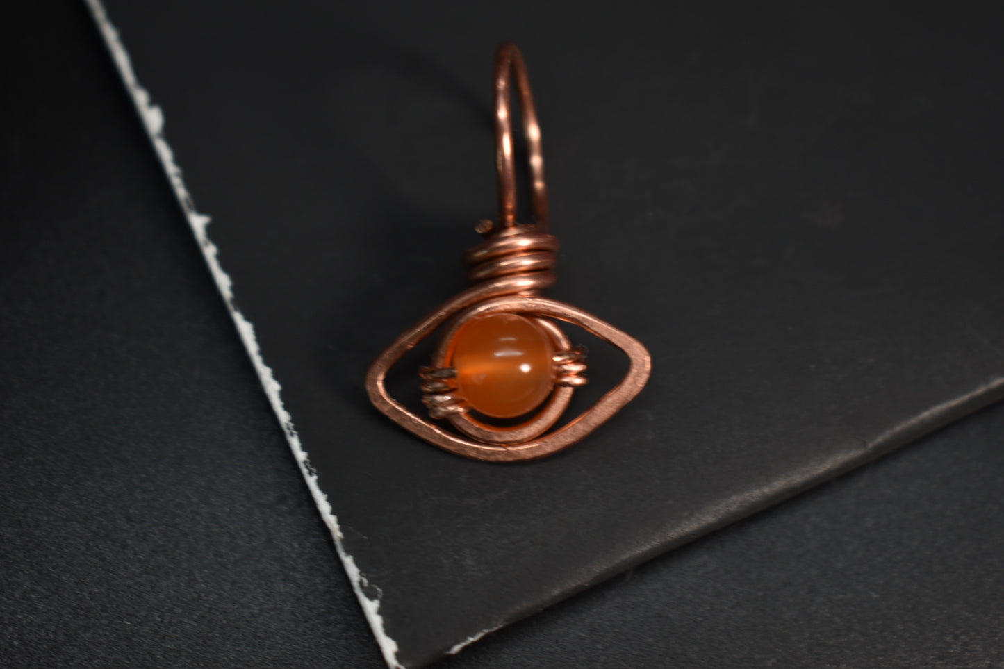 Solar Eye- Copper Pendant - KOSMIK COLLECTIONS