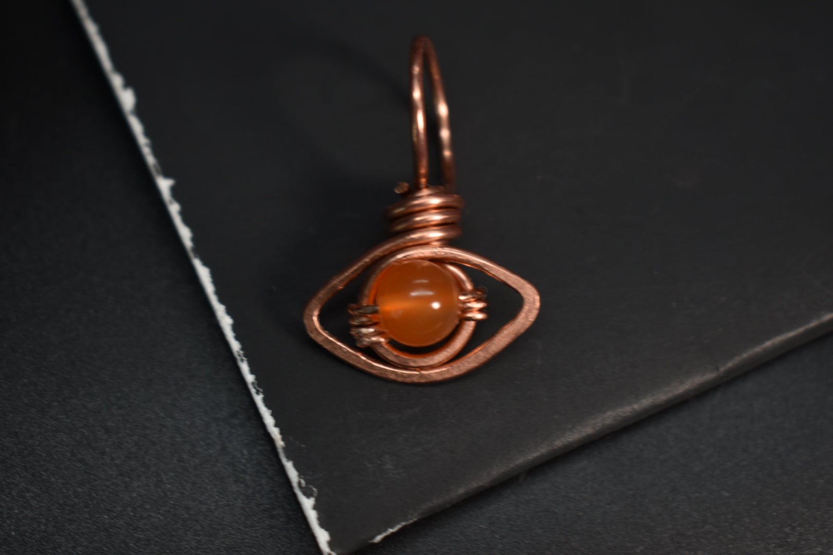 Solar Eye- Copper Pendant - KOSMIK COLLECTIONS