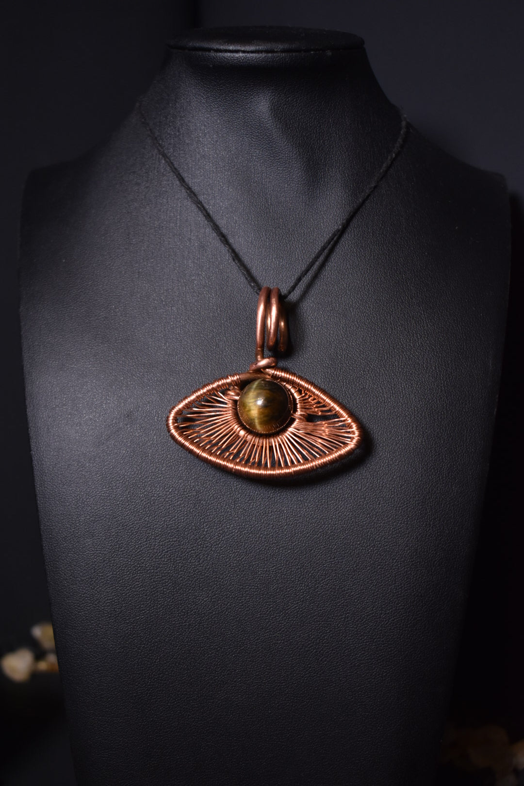 Solar Return Nazar- Copper Pendant Necklace - KOSMIK COLLECTIONS
