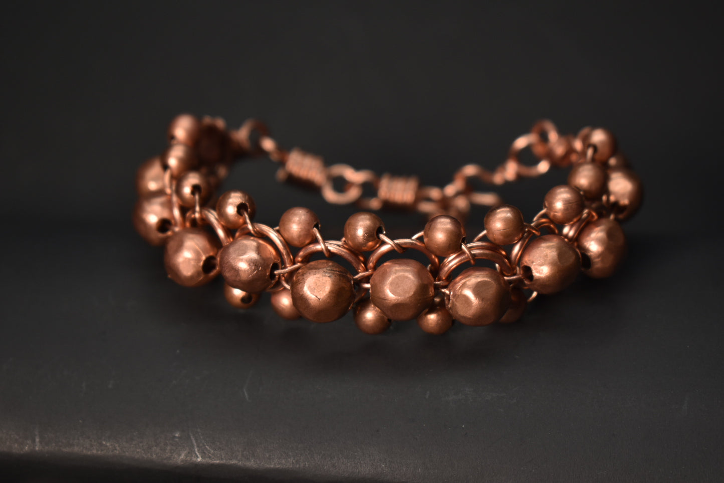 Helix of the Verdant Neteru- Copper Bracelet