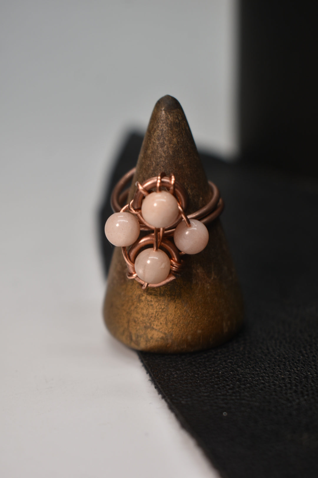 Helix- Adjustable Copper Ring - KOSMIK COLLECTIONS