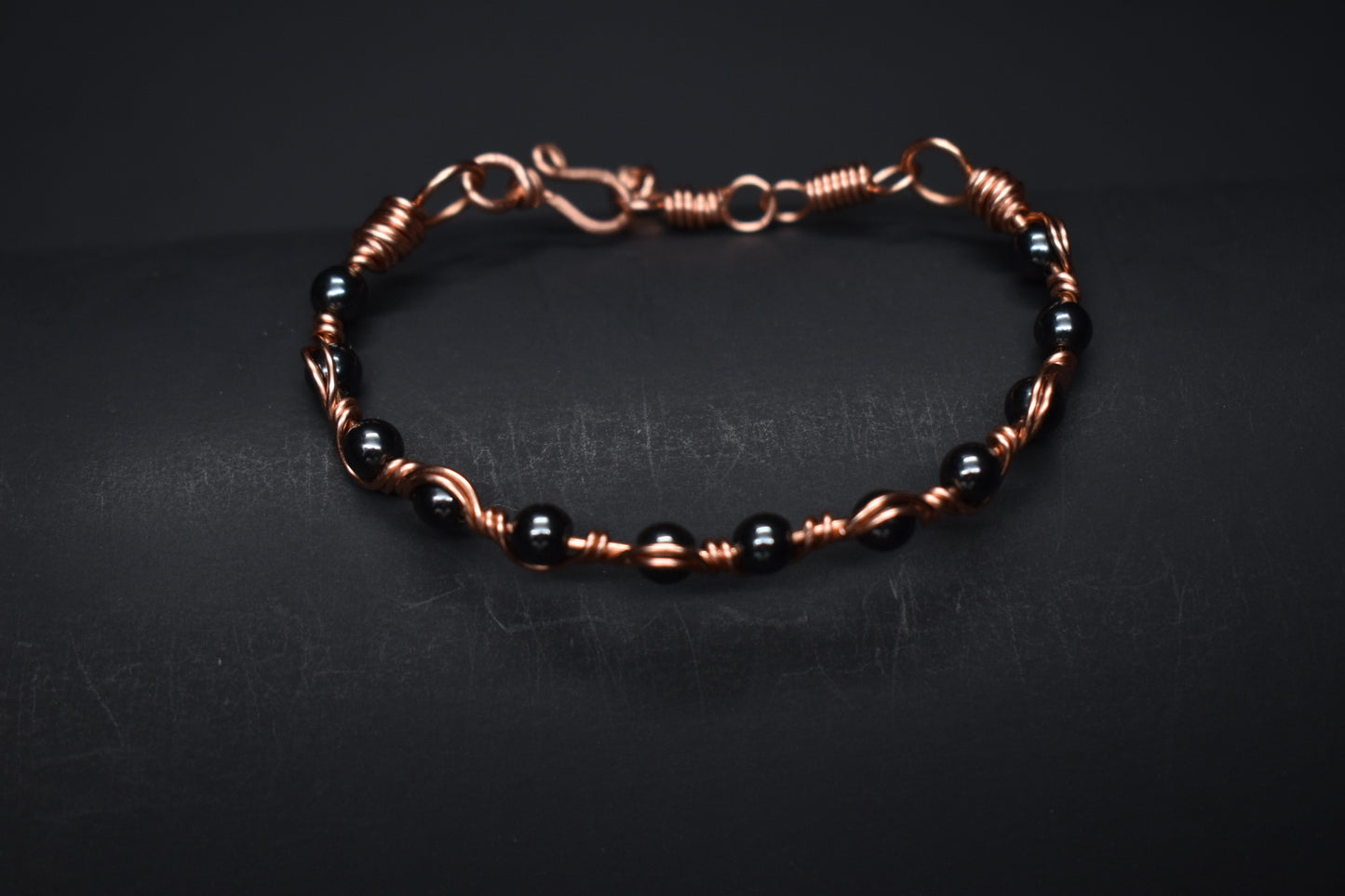 Hematite- Copper Frequency Bracelet