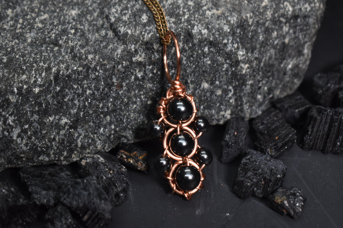 Helix of the Verdant Neteru- Copper Pendant - KOSMIK COLLECTIONS