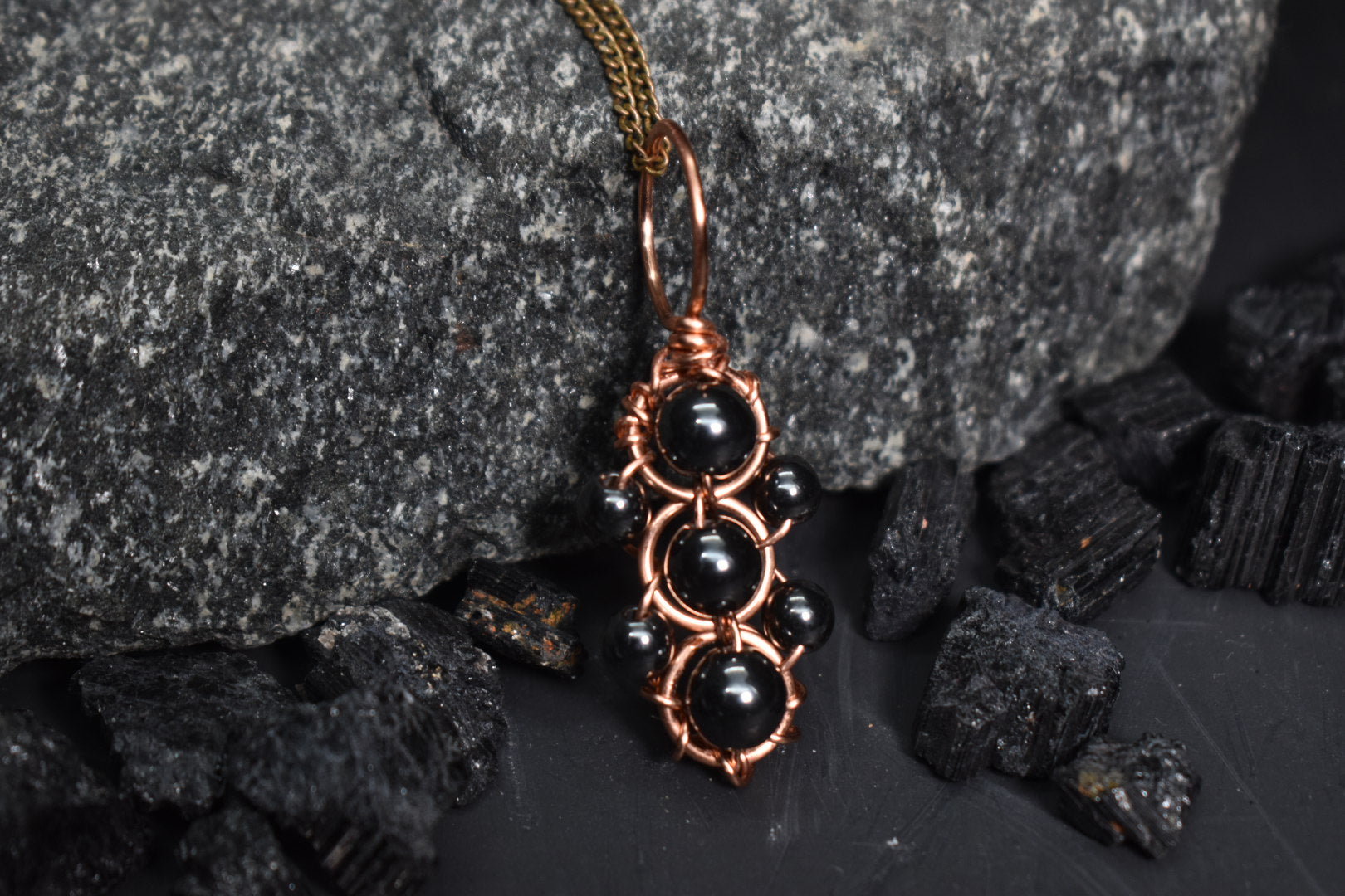 Helix of the Verdant Neteru- Copper Pendant - KOSMIK COLLECTIONS