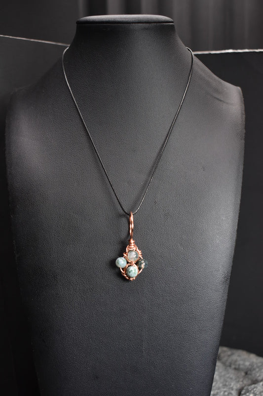 Helix- Copper Pendants