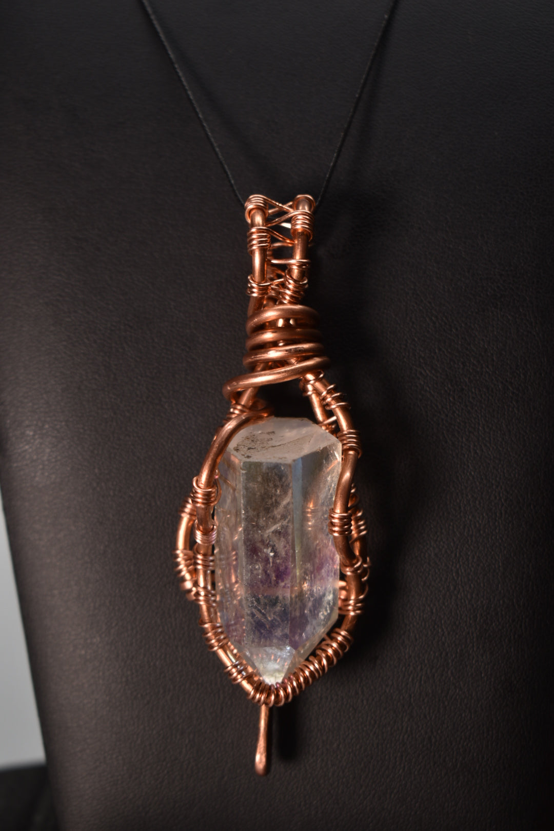 Angel Aura Quartz- Lantern Pendant