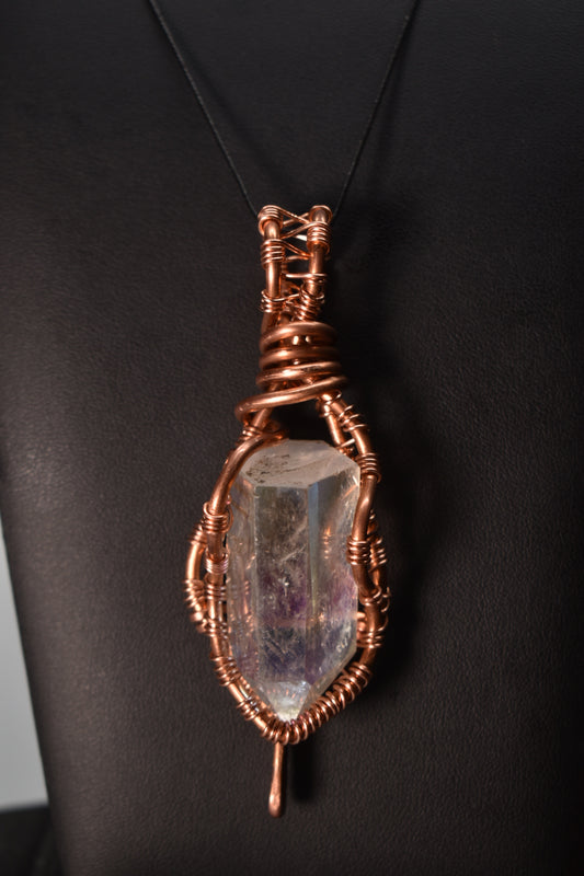 Angel Aura Quartz- Lantern Pendant - KOSMIK COLLECTIONS