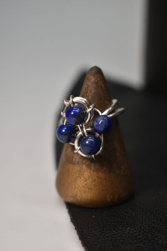 Helix- Adjustable Sterling Silver Ring