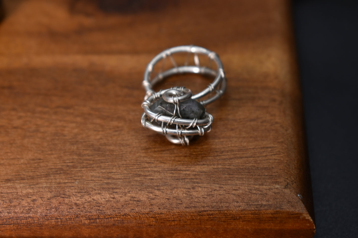 Labradorite — Interstellar Sterling Silver Ring - KOSMIK COLLECTIONS