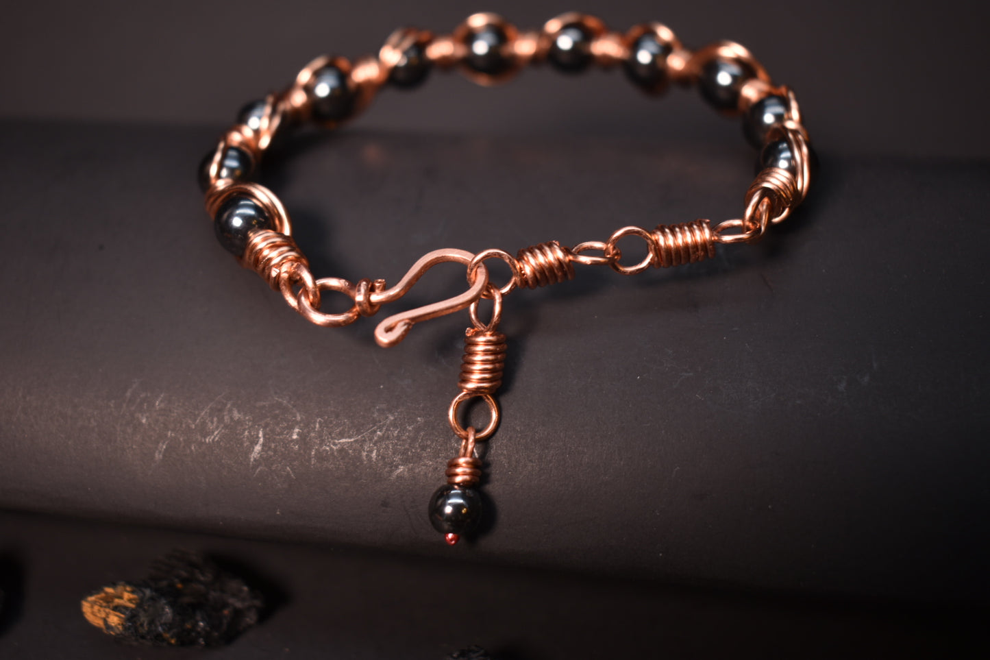 Hematite- Copper Frequency Bracelet