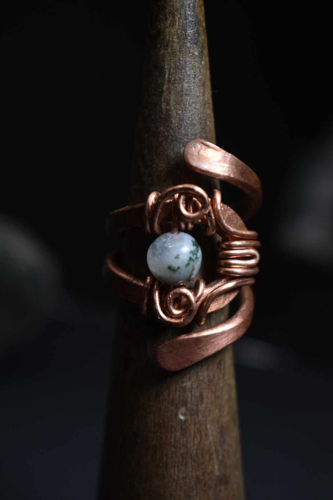 Solar Eye - Adjustable Copper Ring - KOSMIK COLLECTIONS