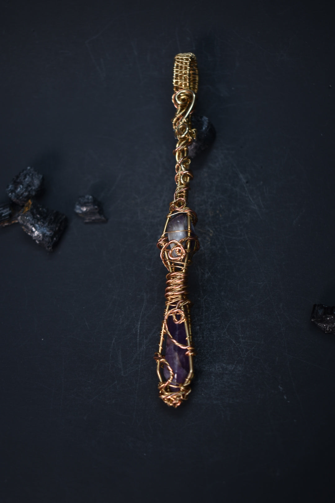 Amethyst- The Neter’s Scepter/ Pendant