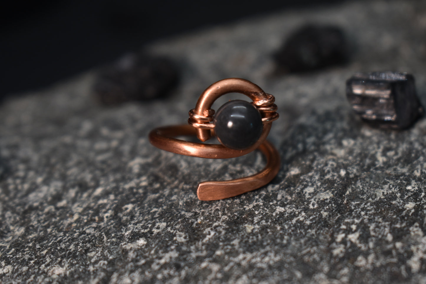 Labradorite- Kosmik Glyph Ring