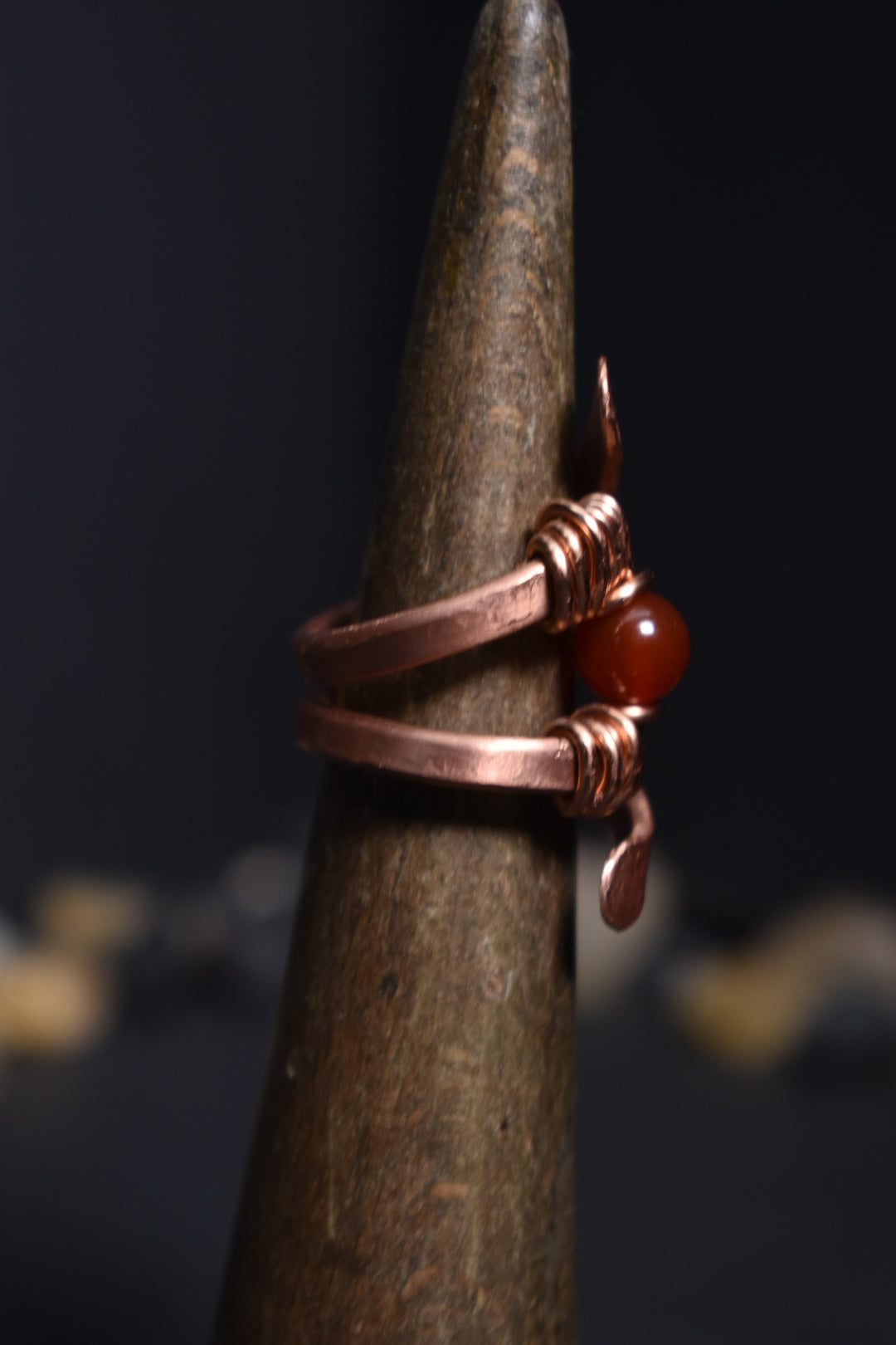 Solar Eye - Adjustable Copper Ring - KOSMIK COLLECTIONS