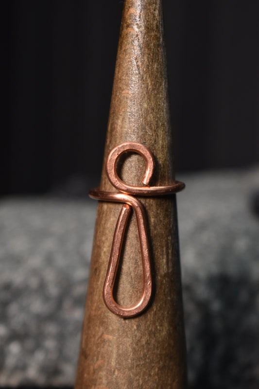Copper- Kosmik Glyph Ring