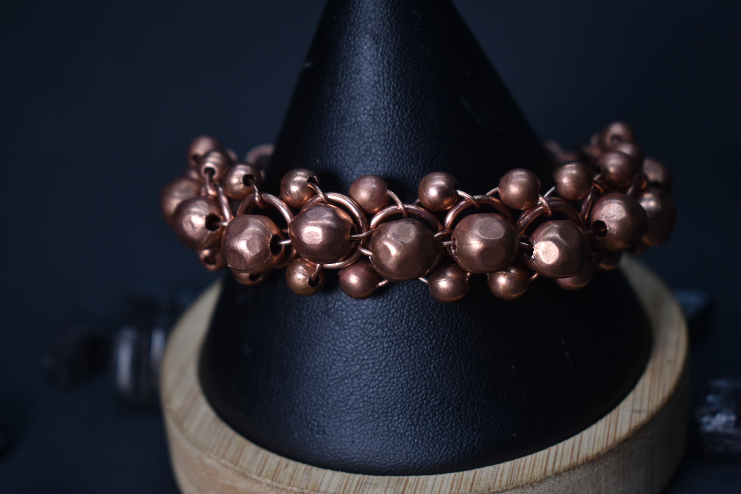 Helix of the Verdant Neteru- Copper Bracelet