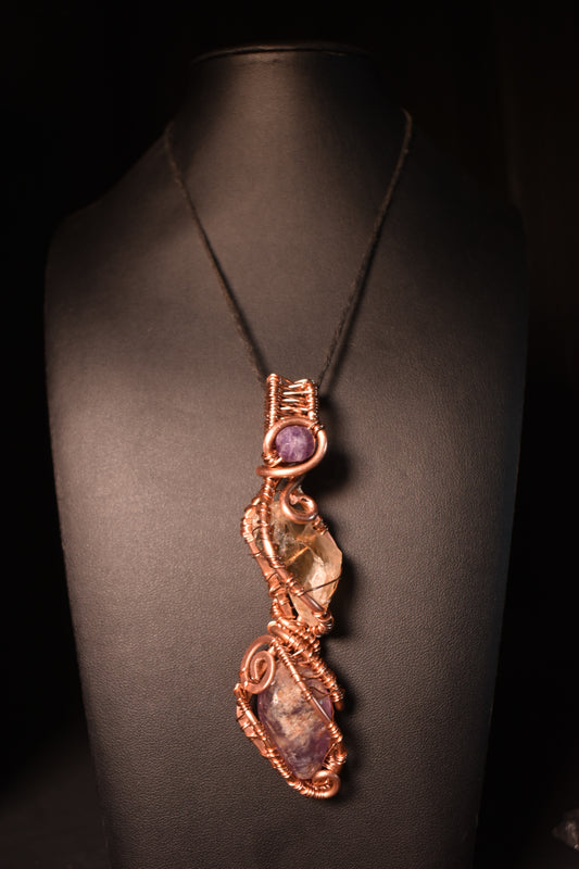 Amethyst — Inner Alchemist Copper Pendant Necklace
