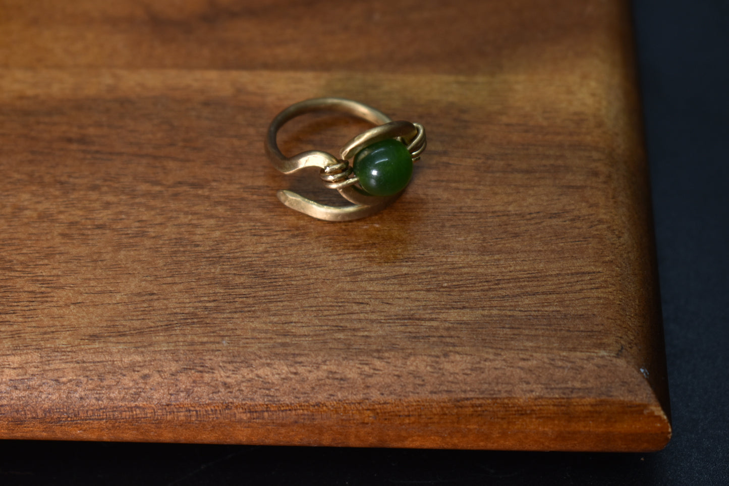 Jade — Ajna Glyph Ring