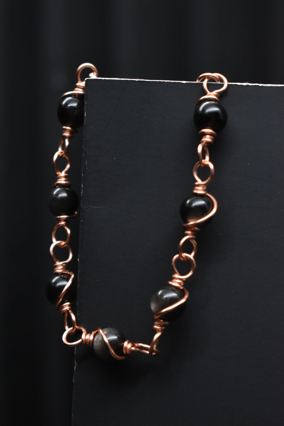 Obsidian- Kosmik Orbit Bracelet - KOSMIK COLLECTIONS