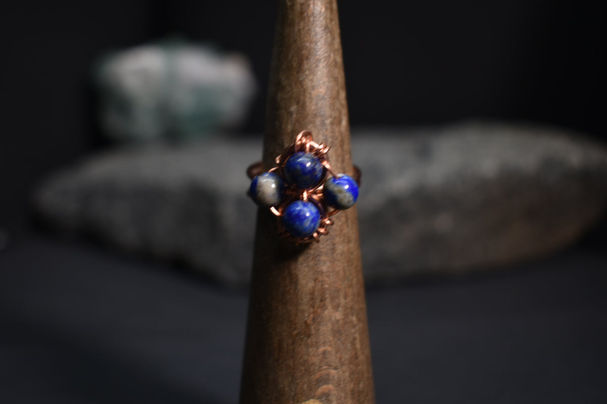 Helix- Adjustable Copper Ring - KOSMIK COLLECTIONS