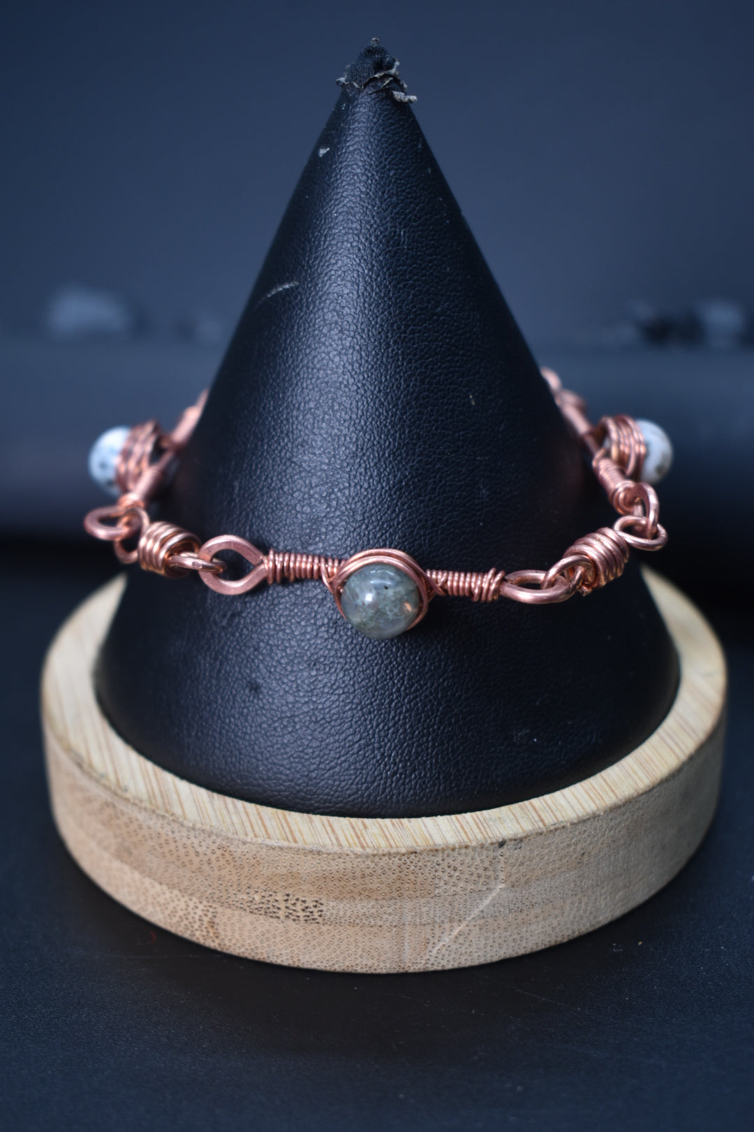 The Serpent’s Circuit Copper Bracelet
