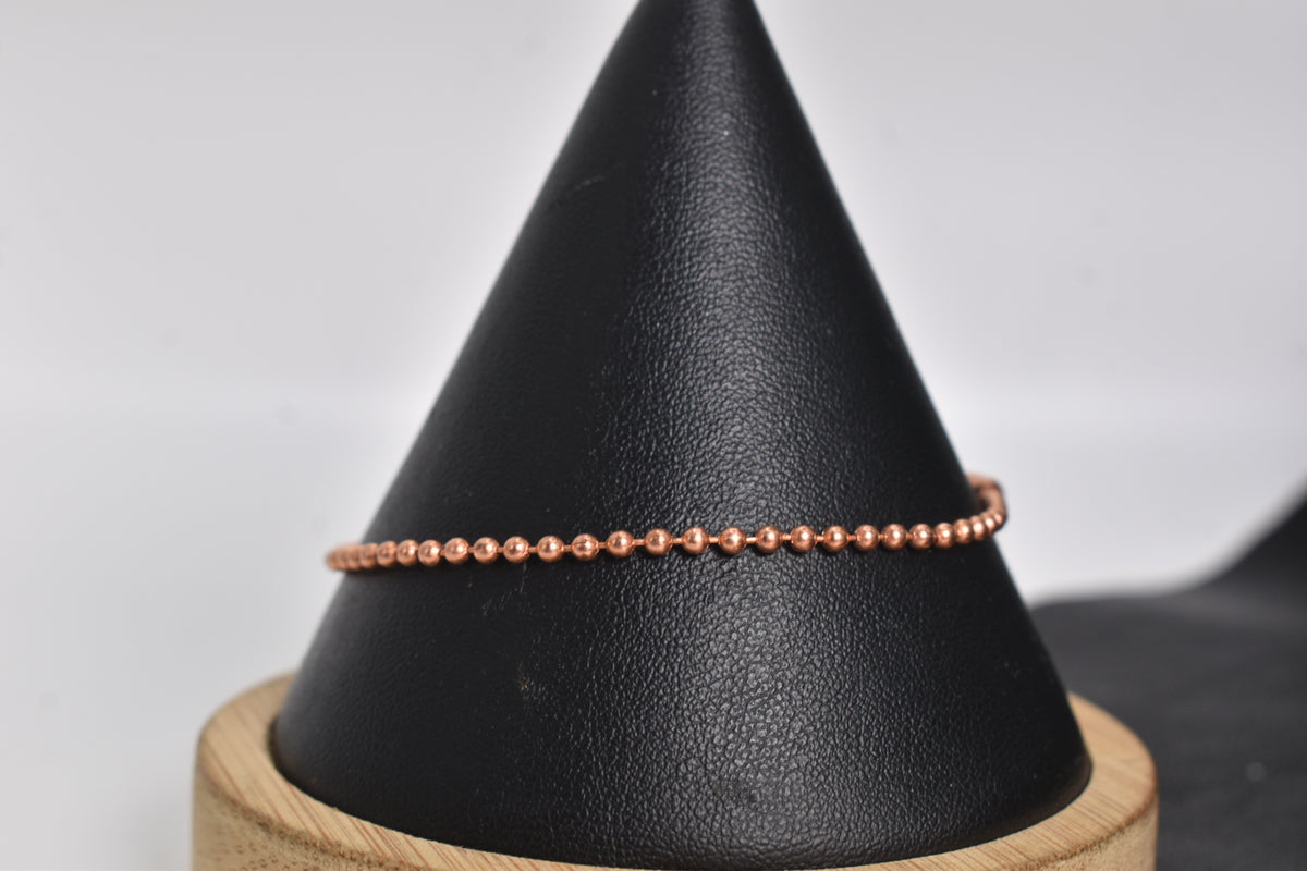 Copper Ball Chain Bracelet - KOSMIK COLLECTIONS