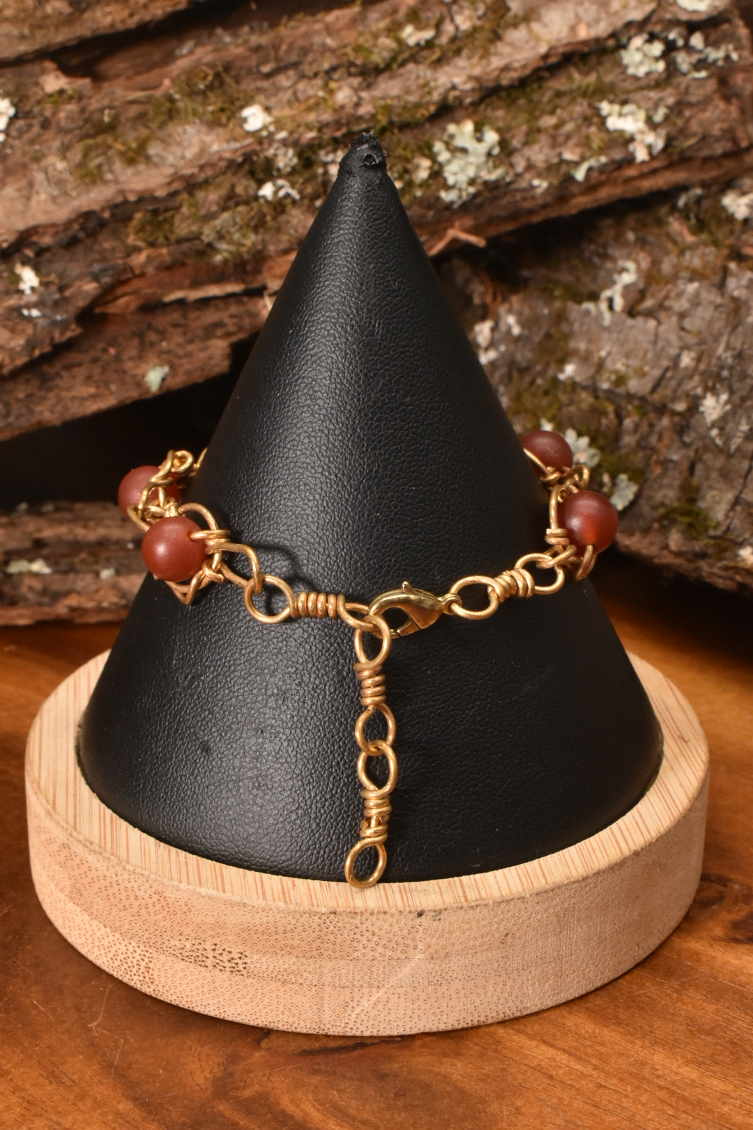 Carnelian — Halo Bracelet