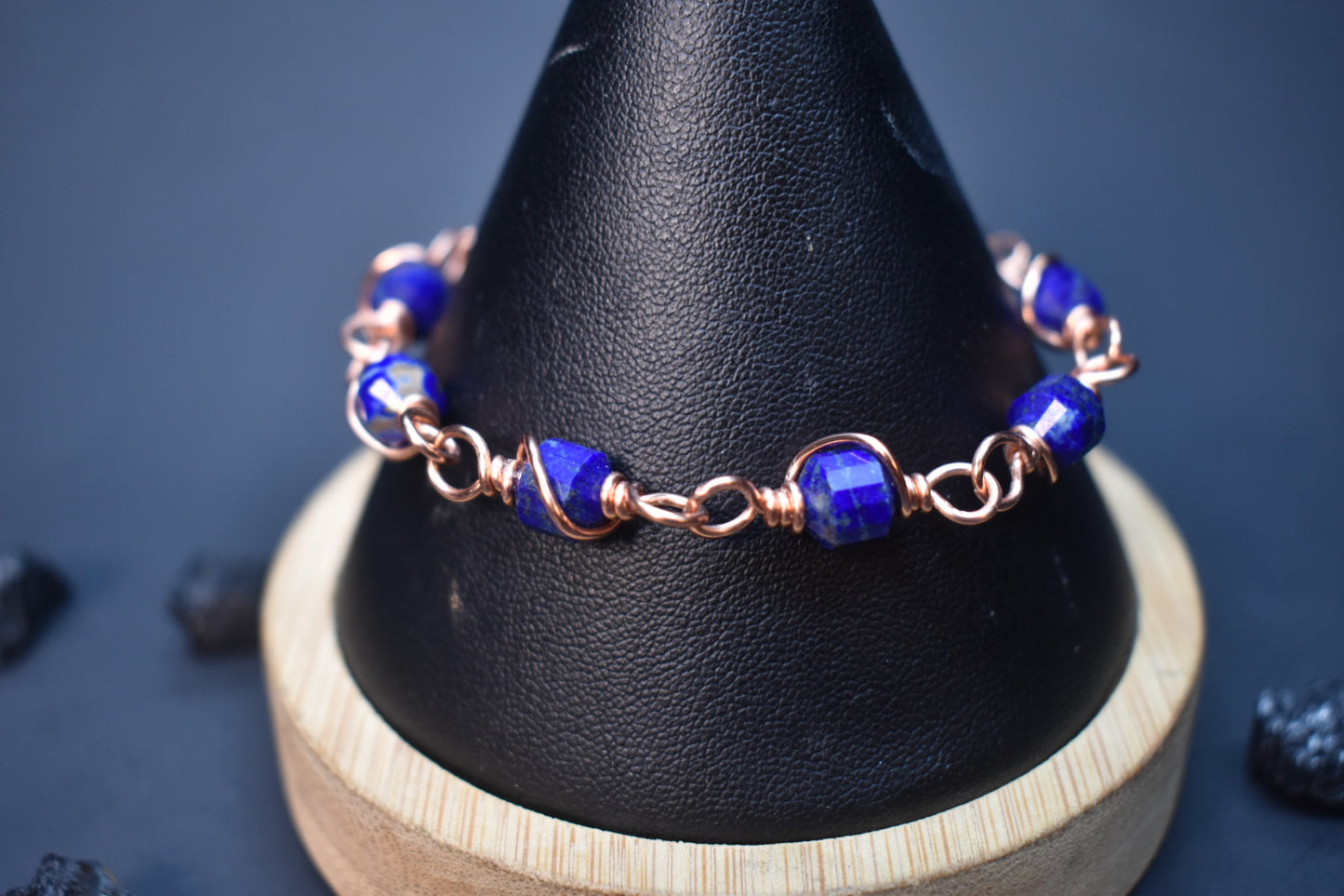 Lapis Lazuli —  Kosmik Orbit Bracelet