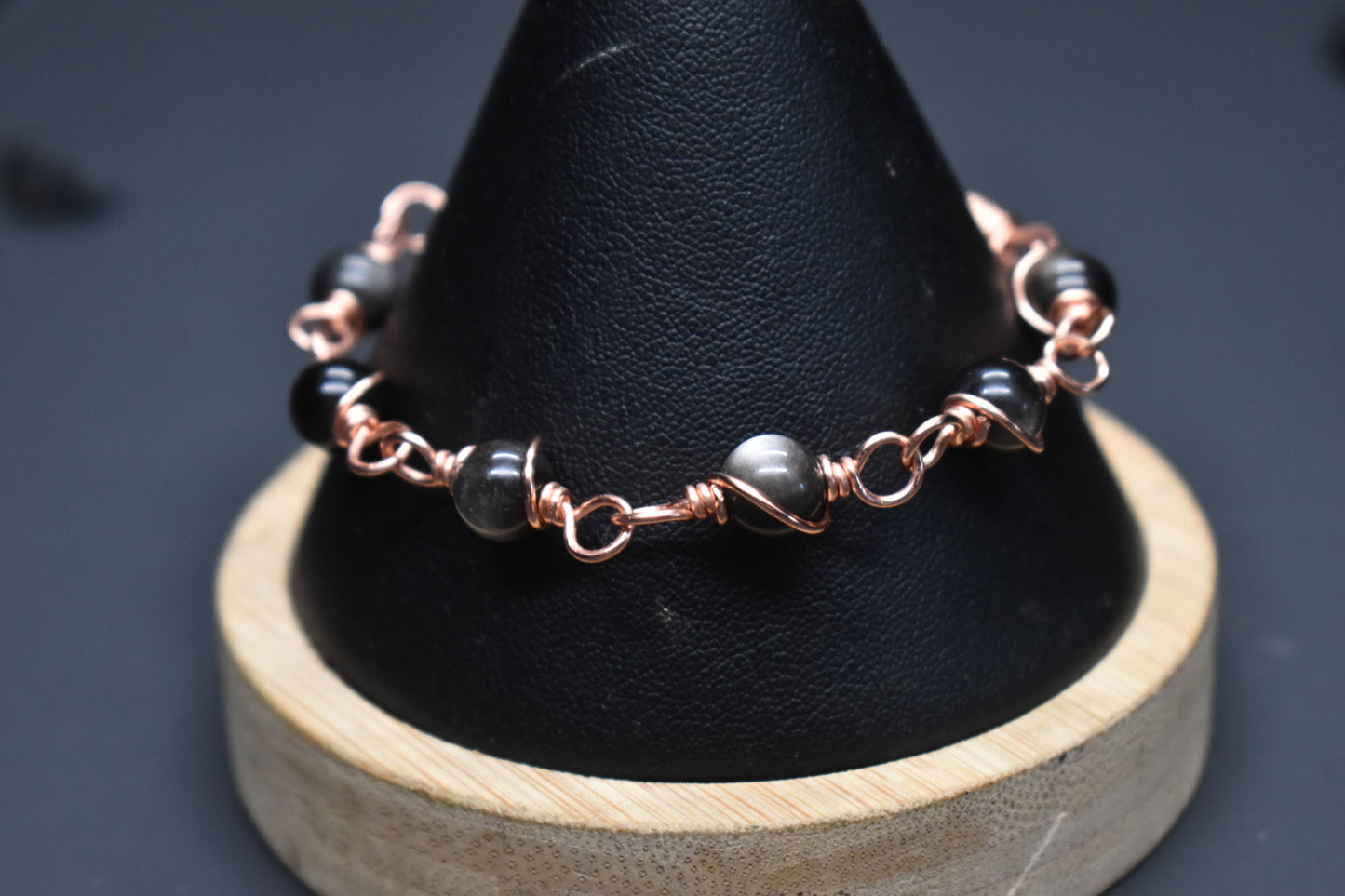 Obsidian- Kosmik Orbit Bracelet - KOSMIK COLLECTIONS