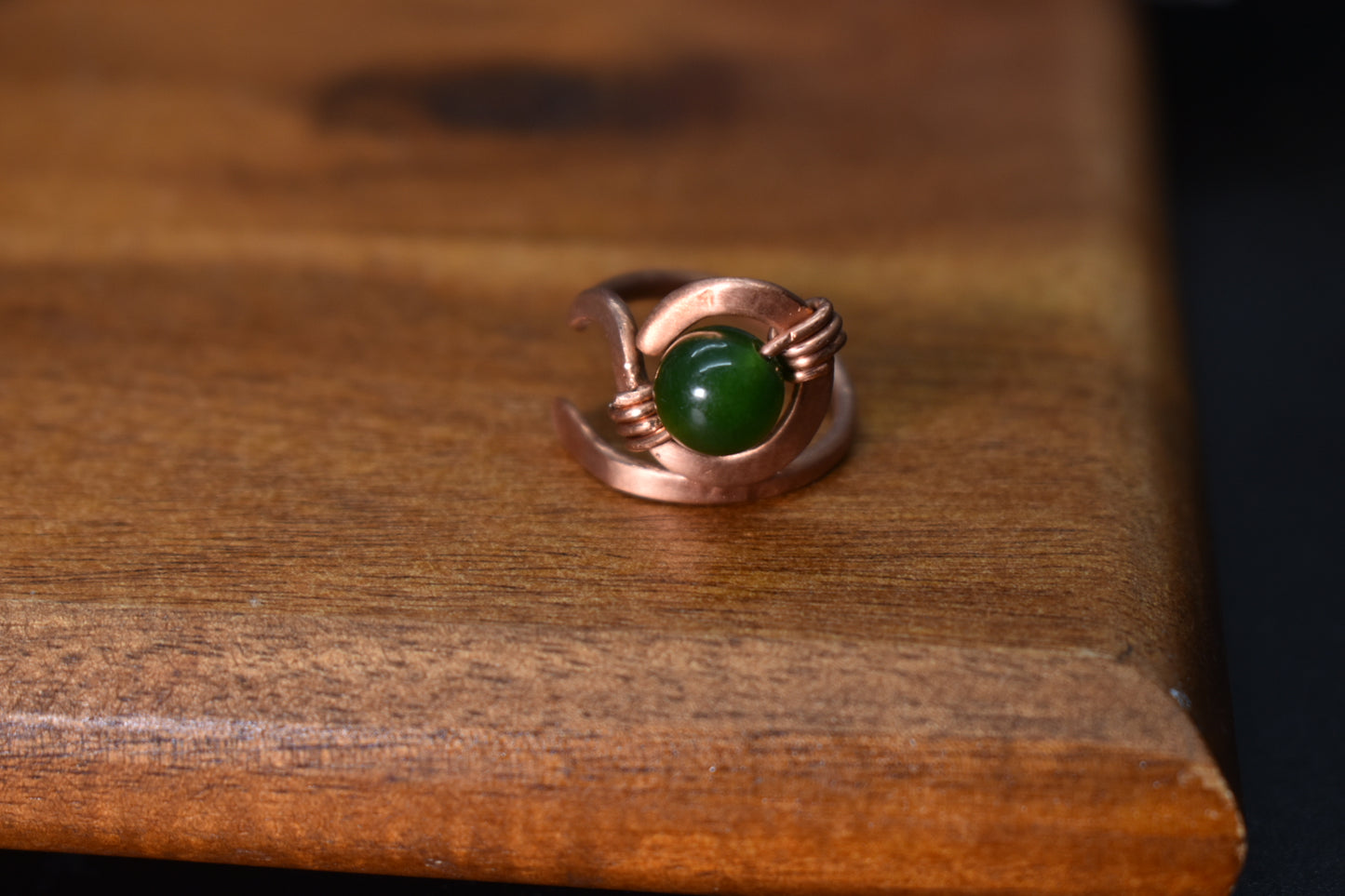 Jade — Ajna Glyph Ring