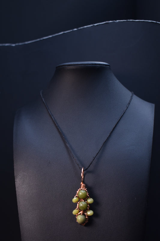 Peridot - Helix of the Verdant Neteru Pendant