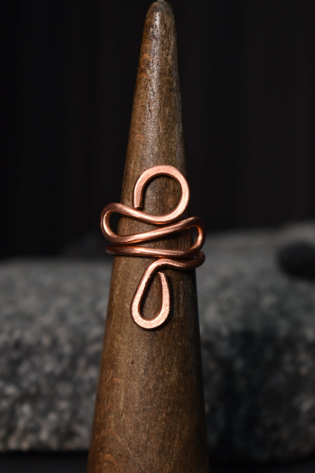 Copper- Kosmik Glyph Ring