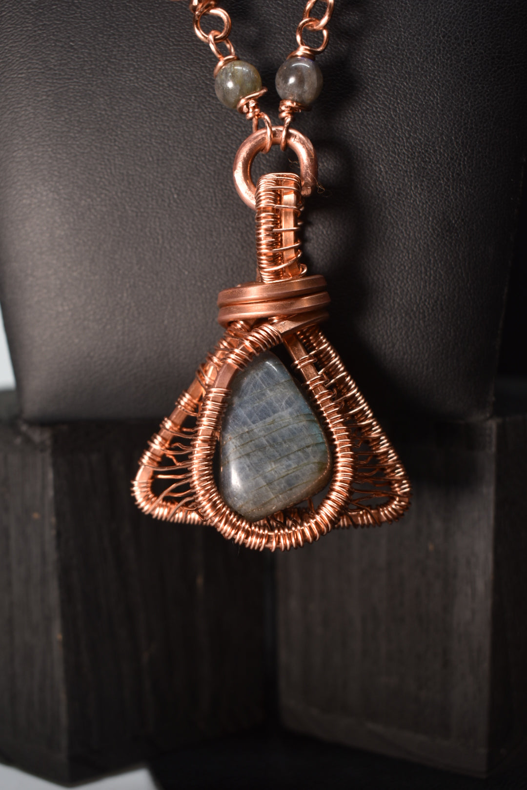 Aaru Passage Copper Labradorite Necklace