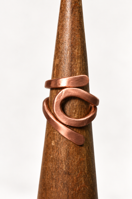 Solar Eye - Adjustable Copper Ring