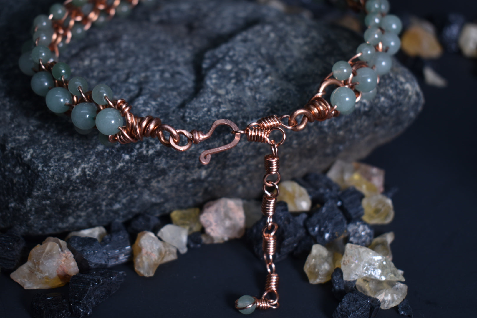 Helix: Copper Choker Necklace - KOSMIK COLLECTIONS