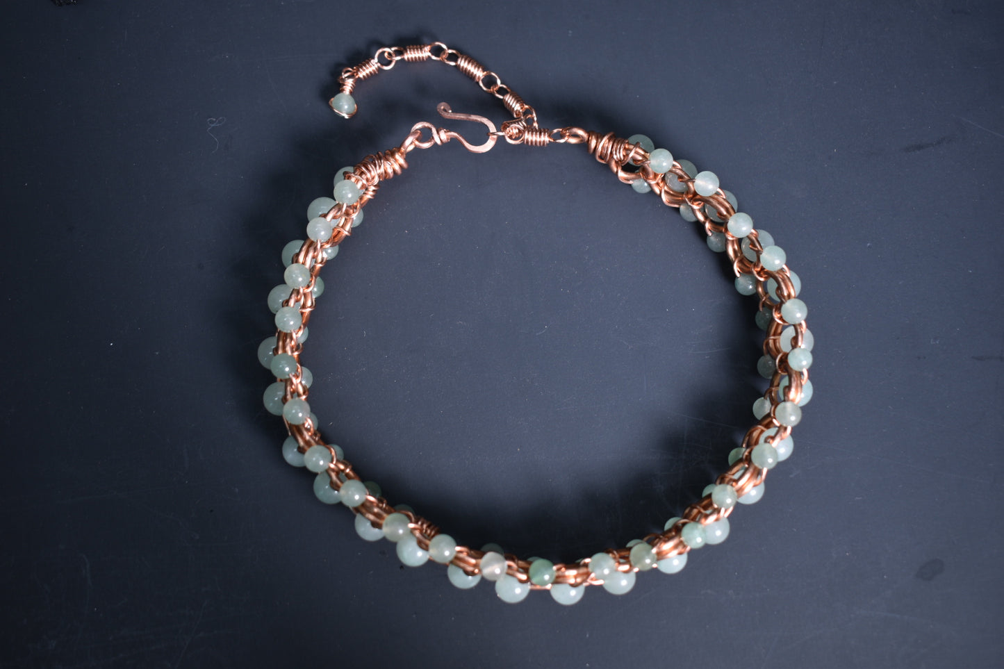 Helix: Copper Choker Necklace - KOSMIK COLLECTIONS
