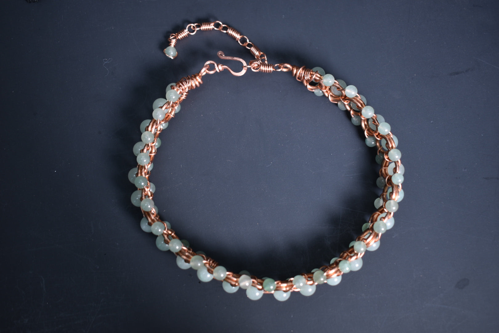 Helix: Copper Choker Necklace - KOSMIK COLLECTIONS
