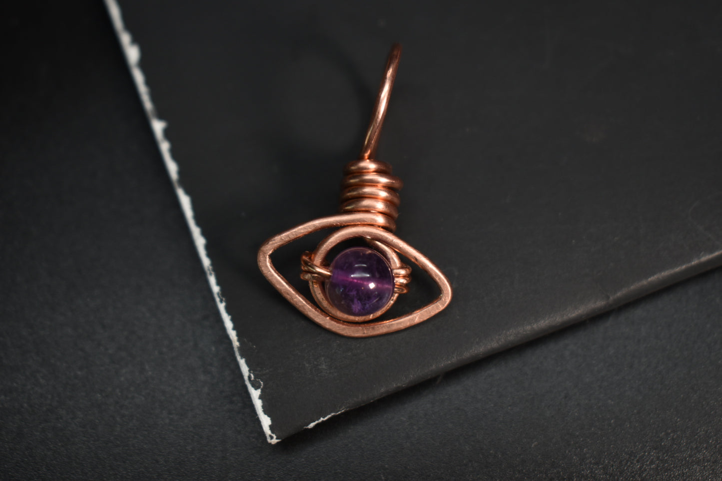 Solar Eye- Copper Pendant - KOSMIK COLLECTIONS