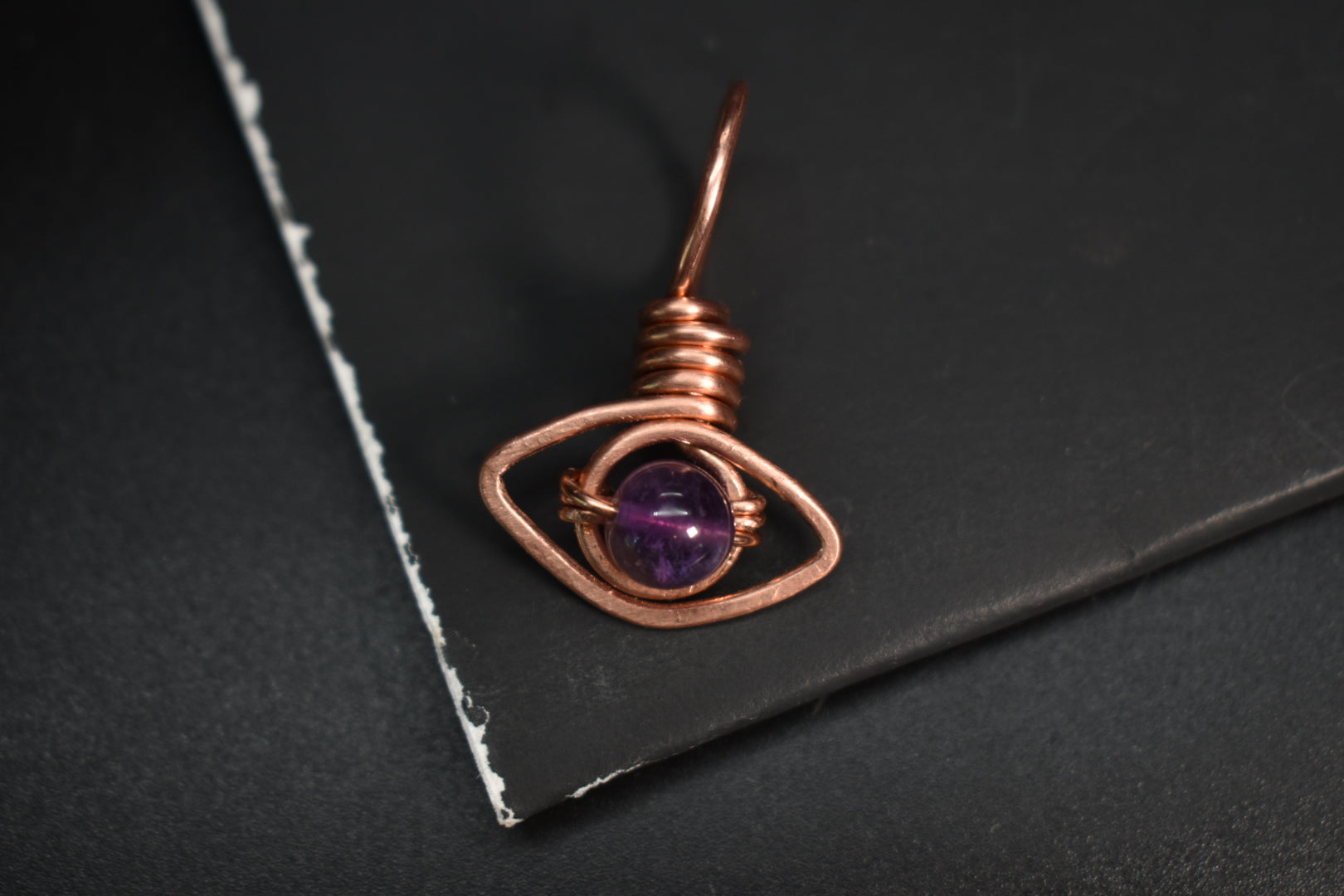Solar Eye- Copper Pendant - KOSMIK COLLECTIONS
