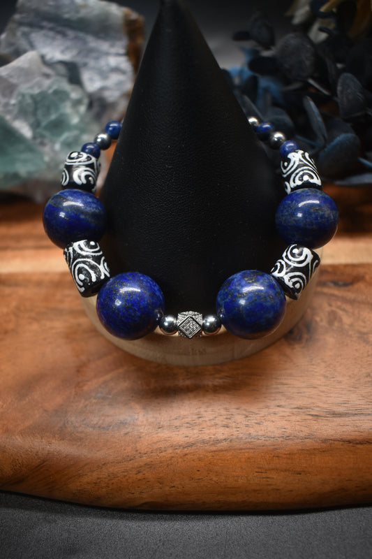 The Kings Bracelet — Lapis Lazuli