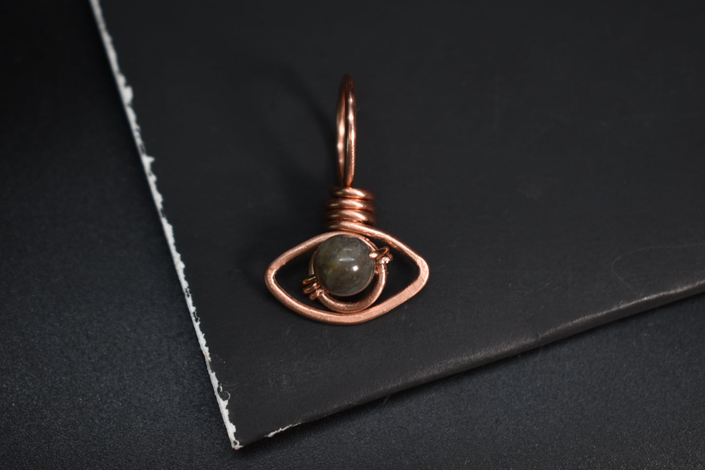 Solar Eye- Copper Pendant - KOSMIK COLLECTIONS