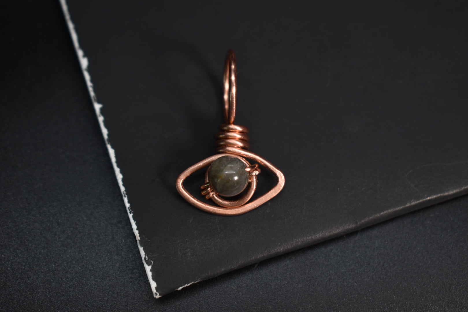 Solar Eye- Copper Pendant - KOSMIK COLLECTIONS